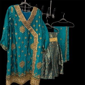 Plus size Bridal gharara BUST 50 1X